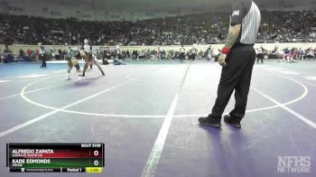 5A-165 lbs Cons. Semi - Alfredo Zapata, Santa Fe South HS vs Kade Edmonds, Pryor