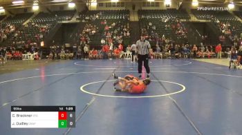 55 lbs Prelims - Carsyn Breckner, 2 Tuff Gym vs Jackson Dudley, Chaparral Wrestling Club