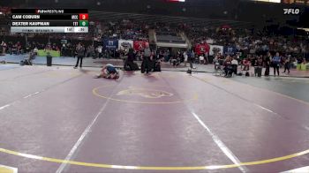 157 lbs Cons. Round 2 - Cam Coburn, McCall vs Dexter Kaufman, Teton