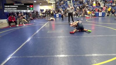 102 lbs Consy 5 - Caleb Czaniecki, Peters Township vs Coleson Santi, All American W.C.