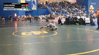 144 lbs Cons. Round 5 - Grayson Davis, Cape Henlopen vs Tyler Stephens, Mount St Joes