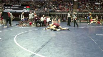 1A-190 lbs Cons. Semi - Jayden Dickerson, Shenandoah vs Ryan Wirtz, Emmetsburg