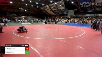126BLUE lbs Rr Rnd 3 - Alsace Martin, Hoosick Falls vs Brooke Lucia Kuah, Shenendehowa