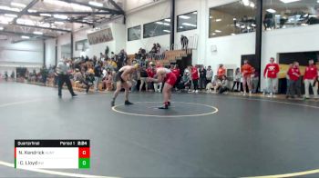 174 lbs Quarterfinal - Carter Lloyd, Baldwin Wallace vs Nick Kendrick, Huntingdon College