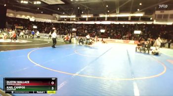 157 lbs Champ. Round 2 - Dustin Wallace, Franklin Pierce vs Kael Campos, Sunnyside
