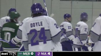 Replay: Home - 2025 Mercyhurst vs Niagara | Jan 18 @ 6 PM