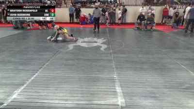 80_B lbs Consi Rd 1 32 #2 - Brayden Rosenfeld, Mt. Lebanon vs John Sizemore, Somerset