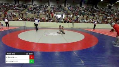 76 lbs Round Of 16 - Knox Brown, Grindhouse Wrestling vs Hawk Carter, Georgia