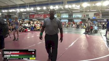 120 lbs Semifinal - Aubrie Pehrson, Big Money vs Emma Bauknight, Unattached