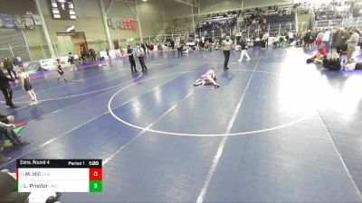 75 lbs Cons. Round 4 - Mark Hill, Evanston Elite Wrestling vs Levi Proctor, JWC