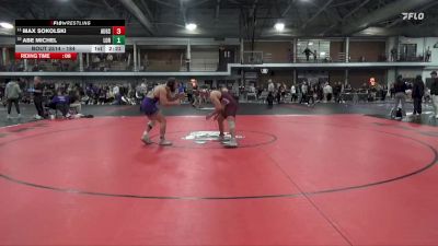 184 lbs Consolation 1st - Abe Michel, Loras vs Max Sokolski, Augsburg