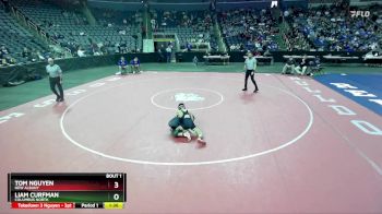106 lbs Champ. Round 1 - Tom Nguyen, New Albany vs Liam Curfman, Columbus North