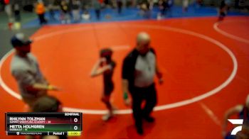 Semifinal - Metta Holmgren, Faribault vs Rhilynn Tolzman, Summit Wrestling Academy