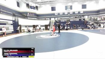 120 lbs Finals (2 Team) - Elliza Brunner, Utah 2 vs Piper Gershmel, Montana