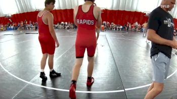 157 lbs Round 3 (8 Team) - Brayden Guinn, Savannah-Maysville B vs Levi Lobner, Wisconsin Rapids