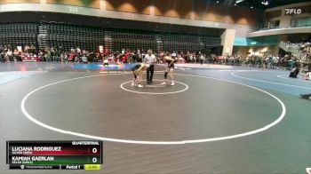 115 lbs Quarterfinal - Luciana Rodriguez, Silver Creek vs Kamiah Gaerlan, Kelso (Girls)