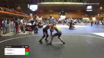 86 lbs Quarterfinal - Raidyn Pugsley, 208 Badgers vs Seamus Kuklok, Gorilla Wrestling Club