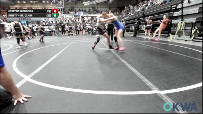 102-110 lbs Rr Rnd 3 - Joslyne Mendoza, CacheWrestlingClub vs Anistyn St. Clair, Choctaw Ironman