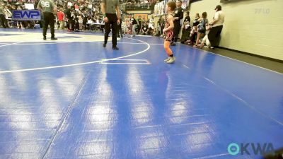 52 lbs Quarterfinal - Lynx Lehman, Lexington Wrestling Club vs Kase Hood, Weatherford Youth Wrestling