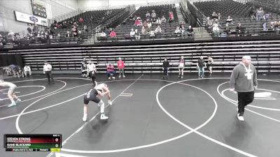 123 lbs Champ. Round 1 - Kane Blackard, Herriman High School vs Steven Strong, Springville High School