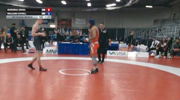 71kg 1st Place Match - Sukhraj Johal, Canadian Mal Wrestling vs William Lovell, Matmen Wrestling Club