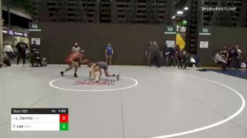 138 lbs Prelims - Lukus Carrillo, Unattached 19 vs Terrell Lee, Unattached 60