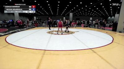 110 lbs Champ. Rd Of 16 - Cashlie Bowman, Western Okie Elite vs Nicole Soldevilla, Borger Wrestling Club
