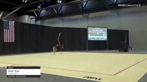 Sloan Tyler - Clubs, MJM Studios - 2021 USA Gymnastics Championships