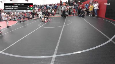 97-111 lbs Round 1 - Kamden Thomas, Albert Gallatin vs Branson Frye, Frankfort Mat Club
