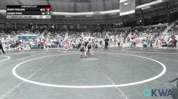 46 lbs Consi Of 4 - Ryatt Phillips, Murray County Takedown Club vs Baker Hyso, Jay Wrestling Club