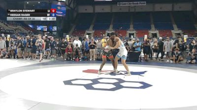 165 lbs Champ. Rd Of 32 - Braylon Stewart, Louisiana vs Keegan Rager, Wyoming