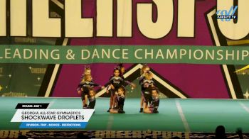 Georgia All-Star Gymnastics - Shockwave Droplets [2025 L1 Tiny - Novice - Restrictions Day 1] 2025 CHEERSPORT National All Star Cheerleading Championship