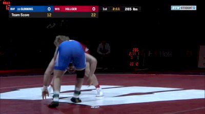 285 lbs Trent Hillger, Wisconsin vs Jake Gunning, Buffalo