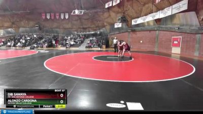 285 lbs Champ. Round 1 - Dib Sawaya, Mt. San Antonio College vs Alonzo Cardona, Victor Valley College