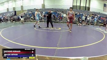 220 lbs Champ. Round 1 - Raymond Morales, IL vs Brycen Arthur, WV