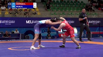 69 kg 1/4 Final - Ako Uchiyama, Japan vs Kajal Kajal, India