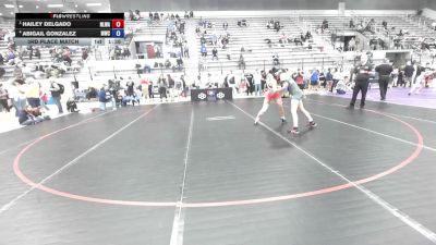 53 kg 3rd Place Match - Hailey Delgado, NXT Level Wrestling Academy vs Abigail Gonzalez, Miami Wrestling Club
