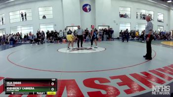 120 lbs Cons. Round 3 - Hija Diggs, Franklin vs Khimberly Cabrera, Eastern View