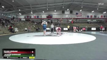 285 lbs Cons. Semi - Jackson Barnhart, McKendree vs Elijah Hinshaw, Indianapolis