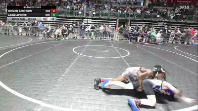70 lbs Consi Of 16 #2 - Jordan Sampson, Overbrook vs Adam Aponte, Scotch Plains-Fanwood