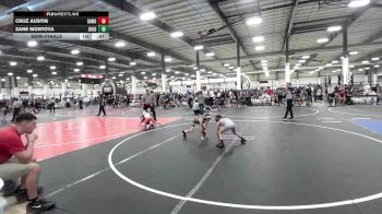 58 lbs Semifinal - Cruz Austin, GomezBrothersGrapplingAcademy vs Zane Montoya, Juggernaut WC