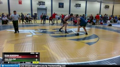 285 lbs 3rd Place Match - Max Balow, Augustana vs Ryan Boersma, Triton Community College