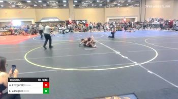 123 lbs 3rd Place - Avery Fitzgerald, Champ Academy vs Lauren Zaragoza, Brawley Union HS