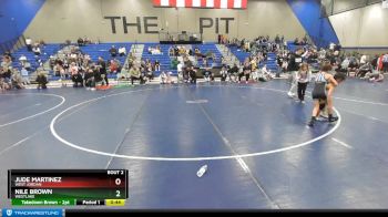 62-65 lbs Round 1 - Jude Martinez, West Jordan vs Nile Brown, Westlake