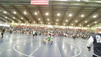 52 lbs Quarterfinal - Alex Caceres, Charger Wrestling Club vs Stephen Brock, Roy Wrestling Club