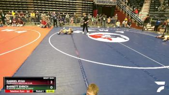 59 lbs Quarterfinal - Gabriel Ryan, Thermopolis Wrestling Club vs Barrett Ehrich, Gladiator Wrestling Academy