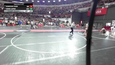 150 lbs Champ. Round 1 - Donovan Parr, Marshfield vs Aiden Lopez, Kenosha Wrestling Academy