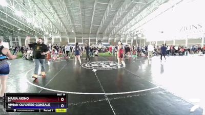 190 lbs Quarterfinal - Maria Aiono, NV vs Vivian Olivares-Gonzales, CA