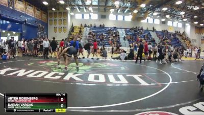 175 lbs Cons. Round 3 - Aryeh Rosenberg, South Plantation/yic vs Darian Vargas, Mater Lakes Academy