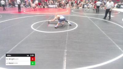 95 lbs Quarterfinal - Drew Wright, Natrona Colts vs Jarrell Walsh, Nebraska Wr Ac